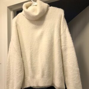 H&M Fuzzy Turtleneck Sweater